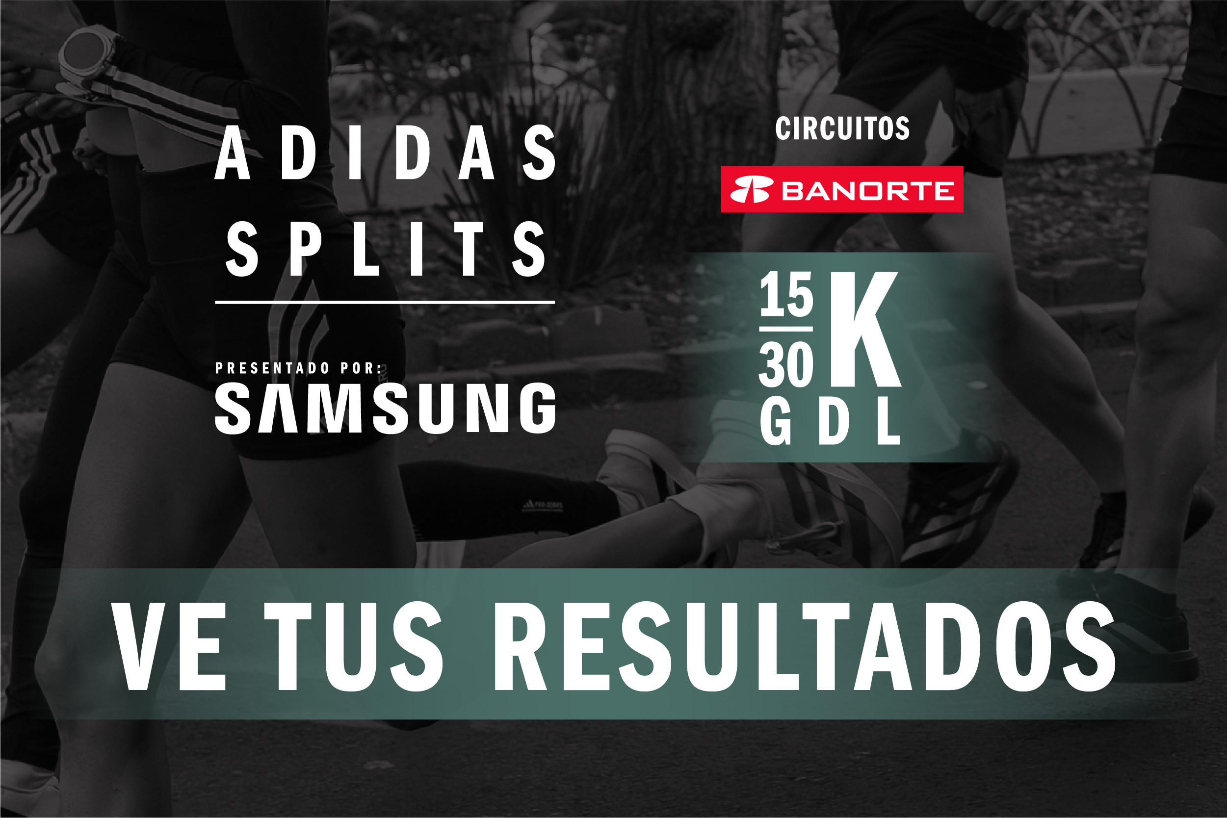 adidas splits 15K/30K GDL presentado por Samsung